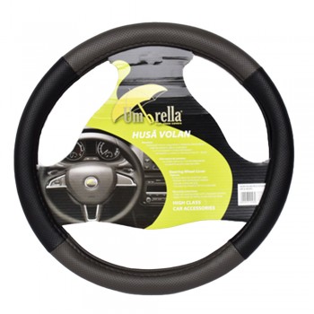 Husa Volan Gri Si Negru 37-39 Cm