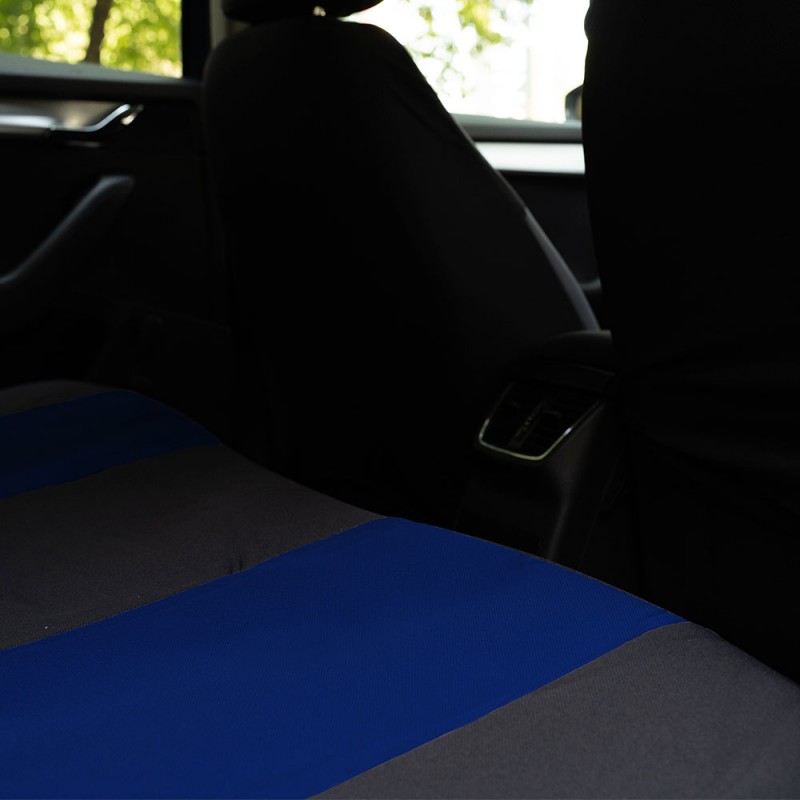 Set Huse Scaun Trend Albastru