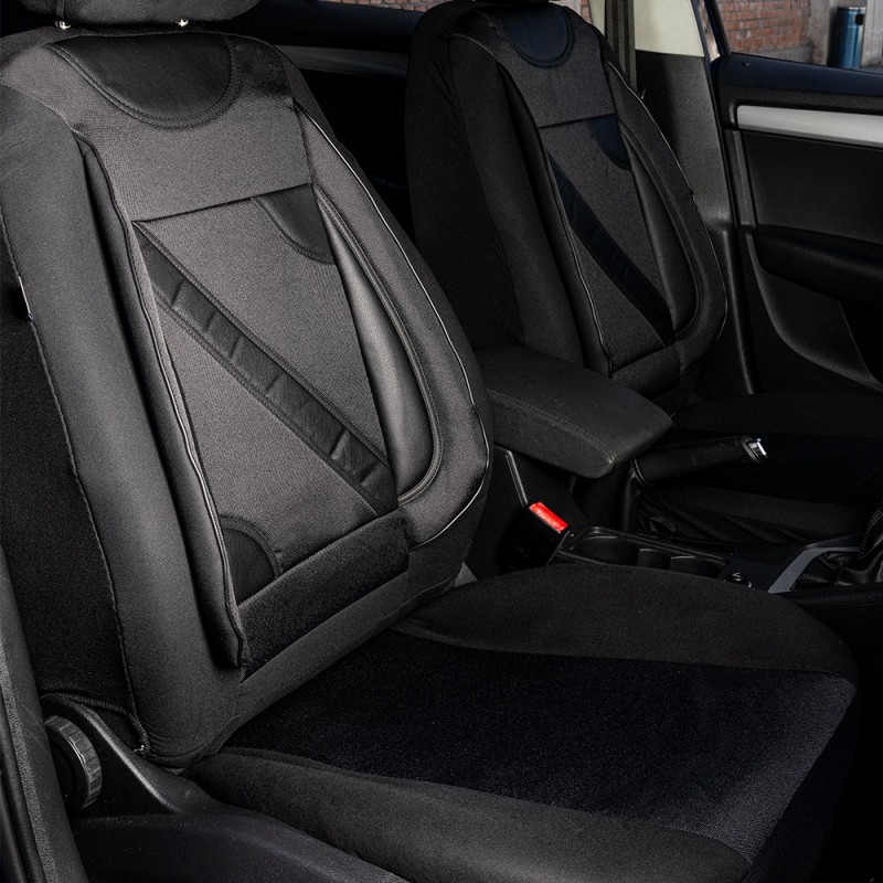 Set Huse Scaun Nero Negru