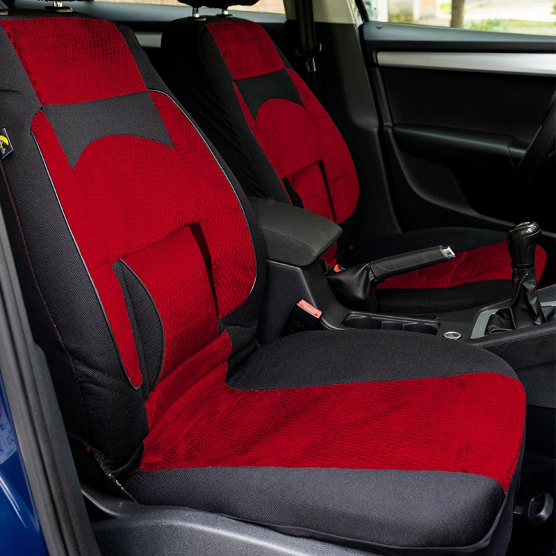 Set Huse Scaun Comfort Rosu