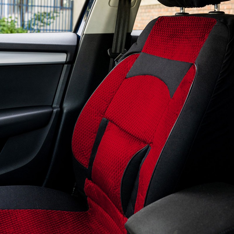 Set Huse Scaun Comfort Rosu