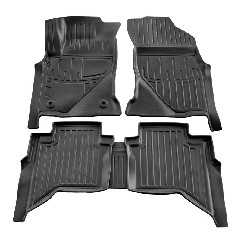 Set Covorase Auto Cauciuc Umbrella Pentru Toyota Hilux Viii (Crew Cab) (2015–)