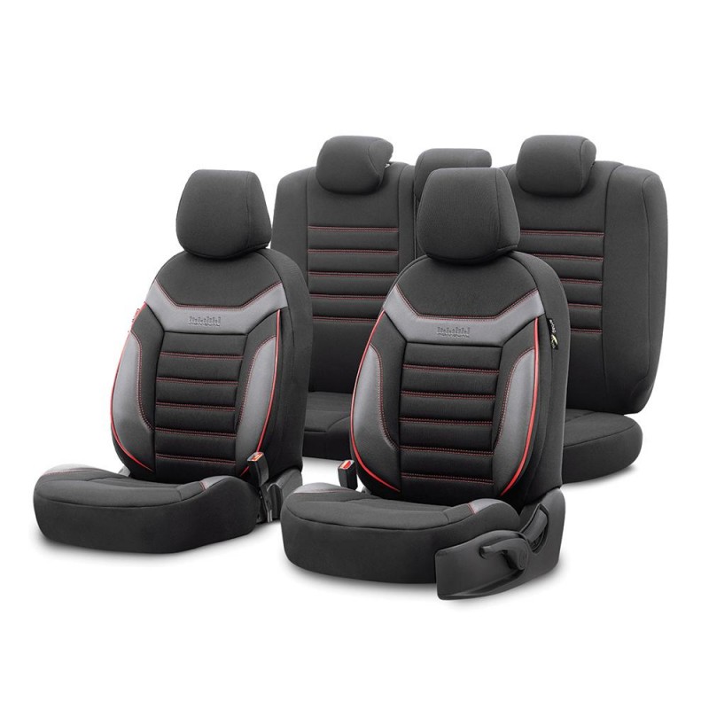 Set Huse Scaun Individual Rosu