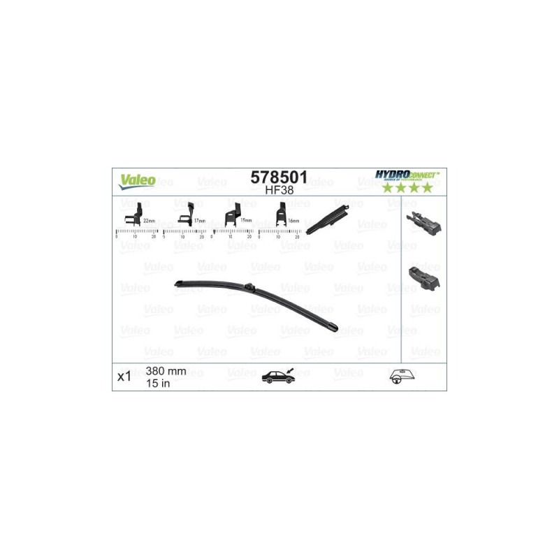 Stergator Parbriz 380 Mm