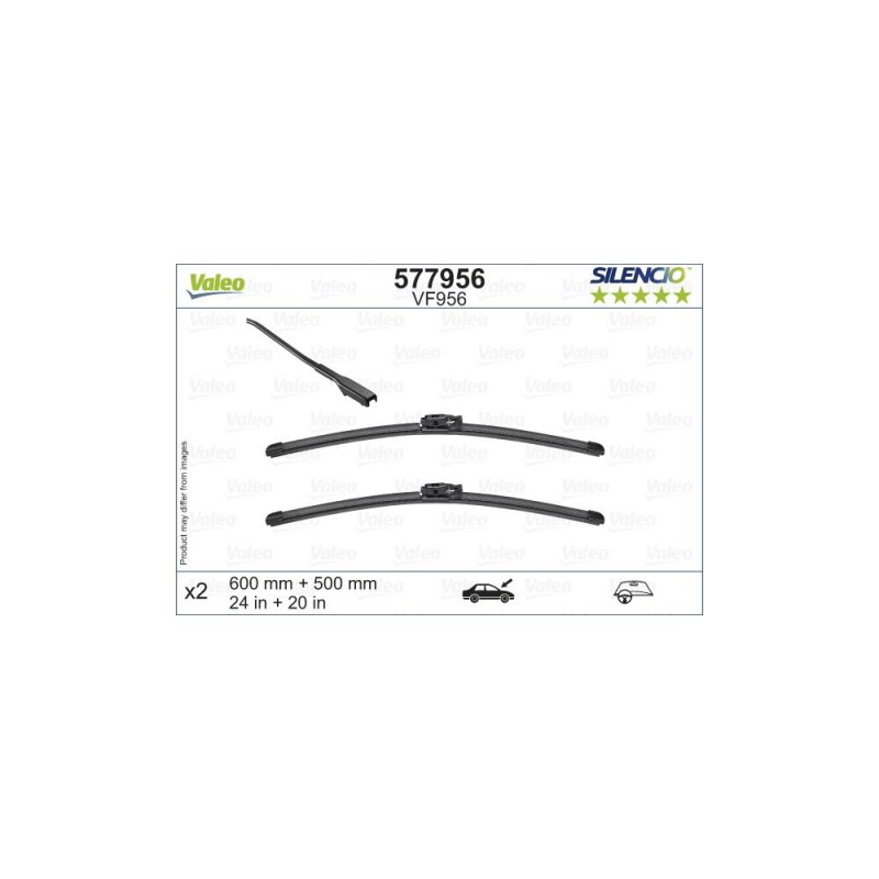 Set Lamele Stergator Parbriz 600/500 Mm