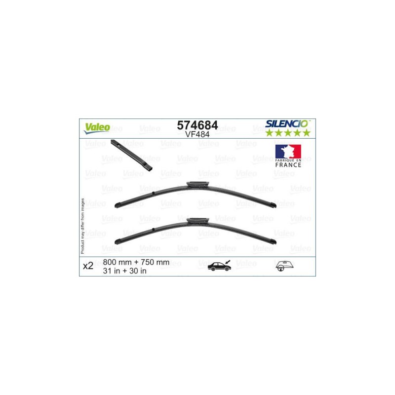 Set Lamele Stergator Parbriz 800/750 Mm