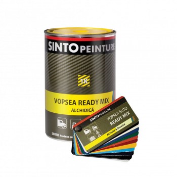 Vopsea Ready Mix 1K Alchidica Rosu Carmin 250 (Ral 3002) 1L Sinto