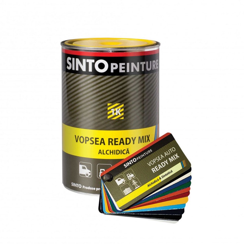 Vopsea Ready Mix 1K Alchidica Rosu Carmin 250 (Ral 3002) 1L Sinto