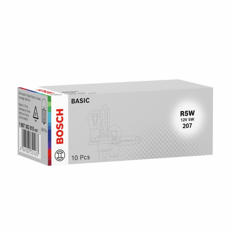Bec 12V R5W 5W Eco Set 10 Buc Bosch
