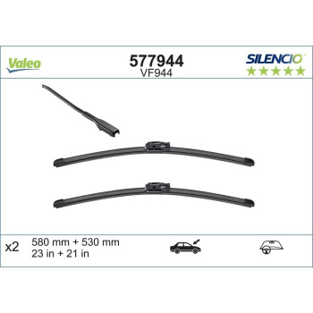 Set Stergatoare Valeo Silencio Fb Oe 580/530 Mm Vf944
