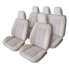 Set Huse Scaun Exclusive Leather Si Alcantara Bej