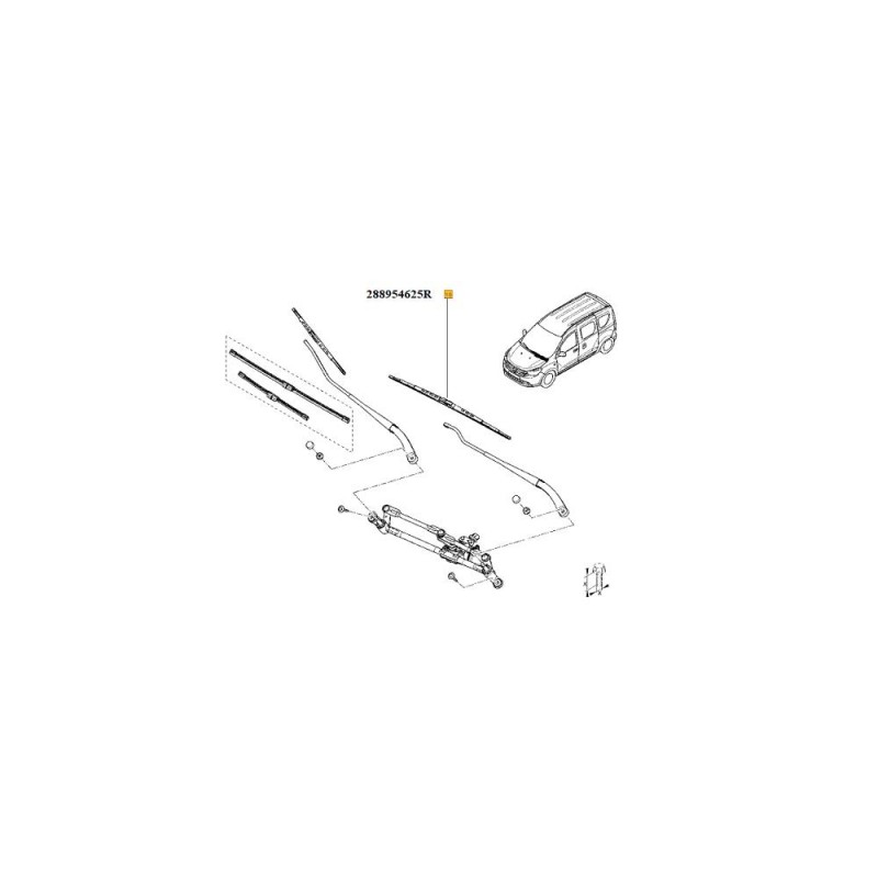 Stergator Parbriz 550 Mm Stanga