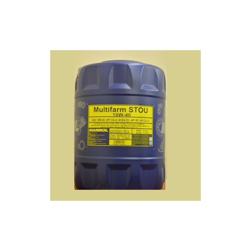Mannol Multifarm Stou 10W-40- 20L Mn2502-20