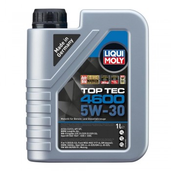 Liqui Moly Top Tec 4600 5W-30- Api Sm/Cf;Opel Dexos2- 1L
