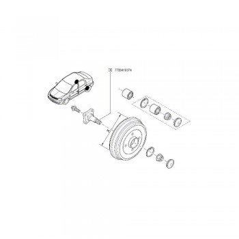 Butuc Roata Spate 7700416374