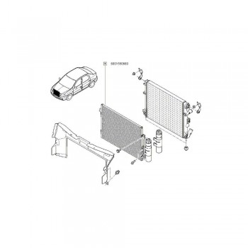 Condensor 1.4/1.6 6001550660