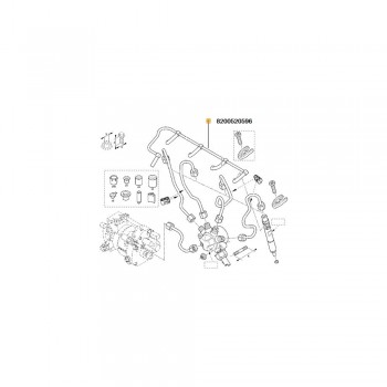 Conducta Retur Injector - Pompa Injectie 8200520596