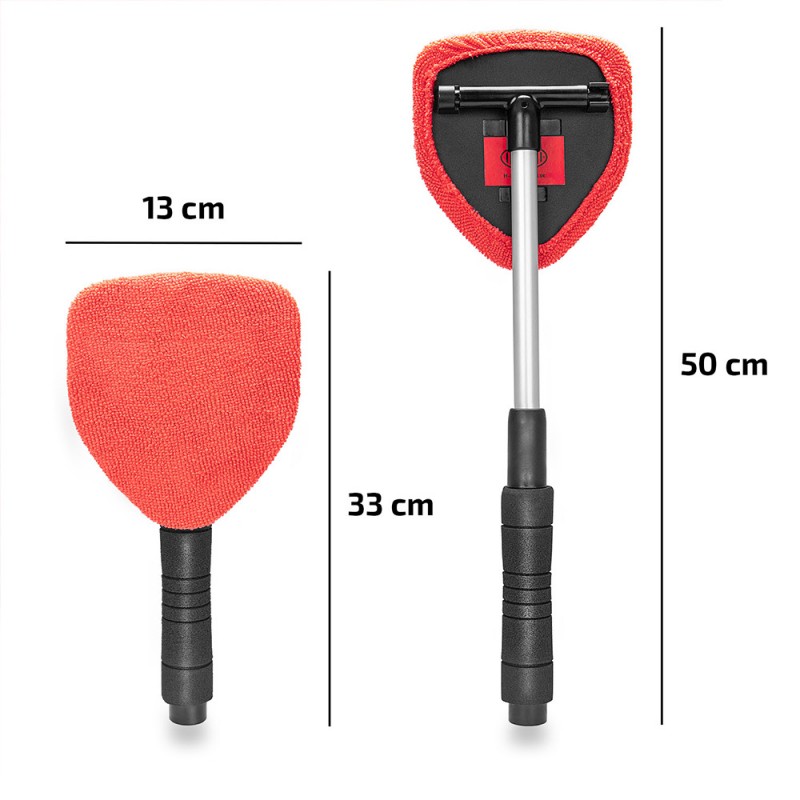 Curatitor Parbriz Premium Aluminiu Extensibil 33-50Cm Cu Microfibra