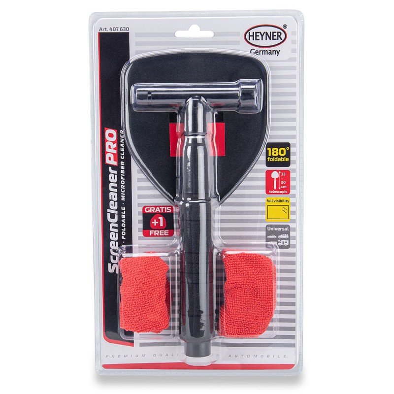 Curatitor Parbriz Premium Aluminiu Extensibil 33-50Cm Cu Microfibra