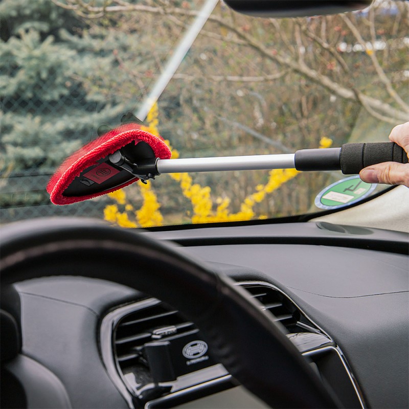 Curatitor Parbriz Premium Aluminiu Extensibil 33-50Cm Cu Microfibra