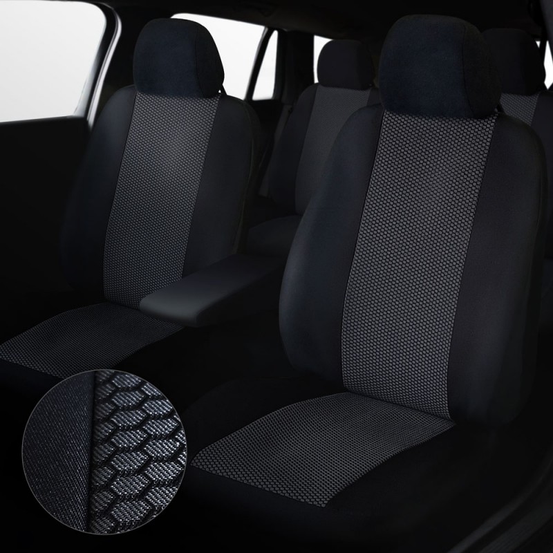 Set Huse Scaun Fit Umbrella Pentru Dacia Logan 2 (2012-2020) (Bancheta Fractionata)