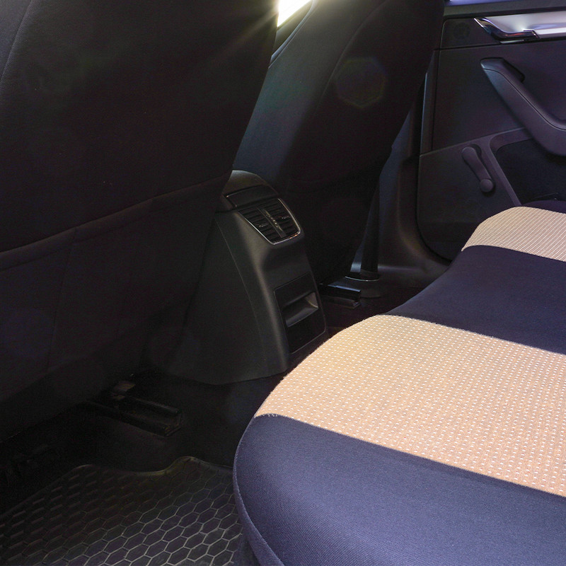 Set Huse Scaun Racing Bej