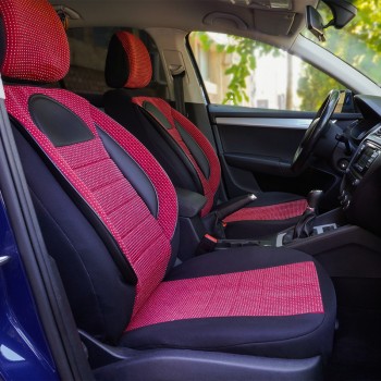 Set Huse Scaun Racing Rosu