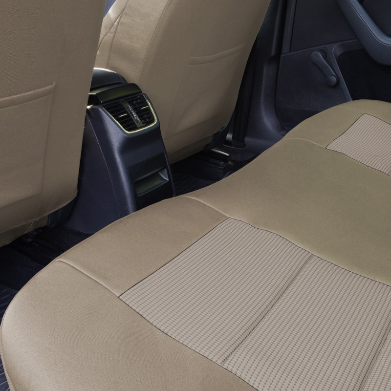 Set Huse Scaun Premium Lux - Bej