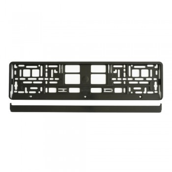 Suport Numar Inmatriculare Mega Drive Negru 1 Buc