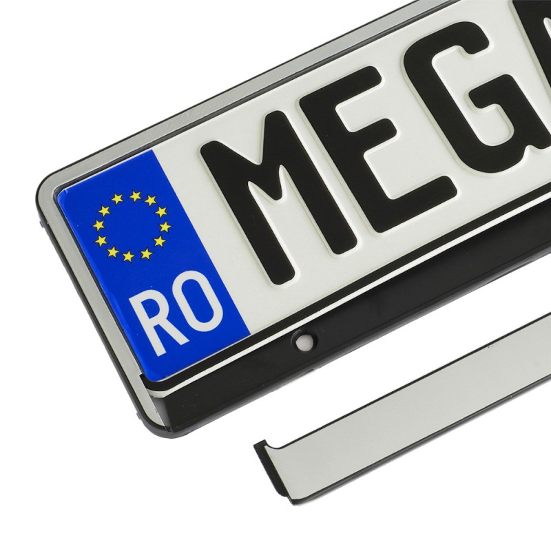 Suport Numar Inmatriculare Mega Drive Chrome 1 Buc