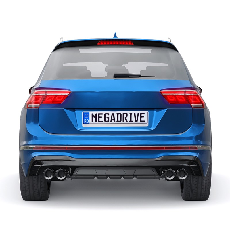 Suport Numar Inmatriculare Mega Drive Chrome 1 Buc