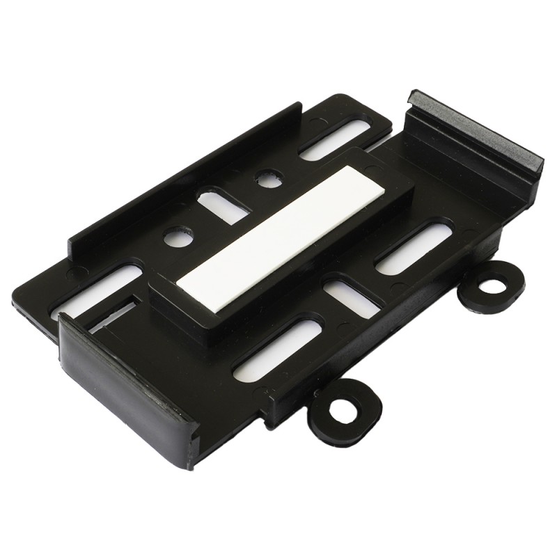 Suport Numar Inmatriculare Mega Drive Fara Rame Set 4 Buc (Fata + Spate) Negru