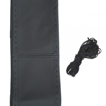 Husa Volan Cu Snur Piele Naturala Negru 42-43 Cm