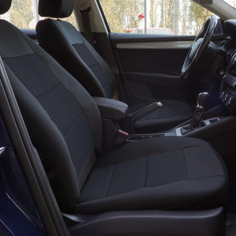 Set Huse Scaun Premium Lux Negru Umb1