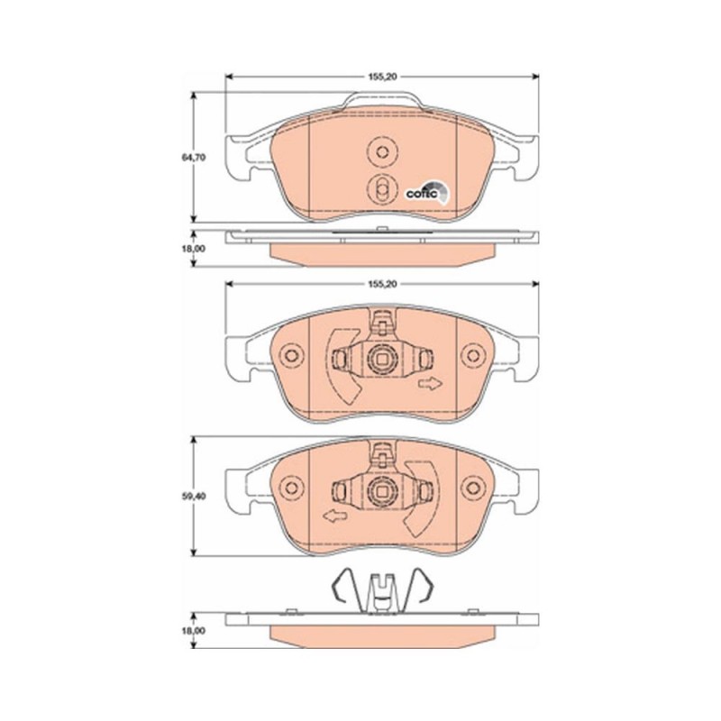 Set Placute Frana Fata Gdb1789