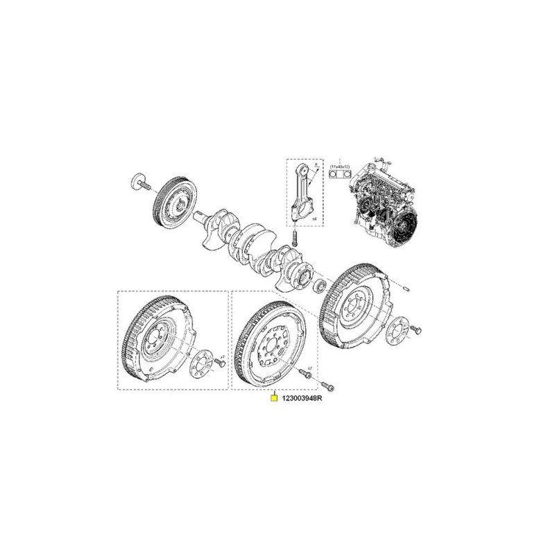 Volanta Masa Dubla - Ps 123003948R