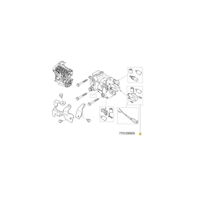 Regulator Presiune Carburant 7701206905