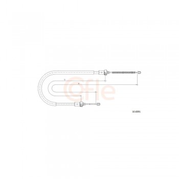 Cablu Frana Mana 10.6891