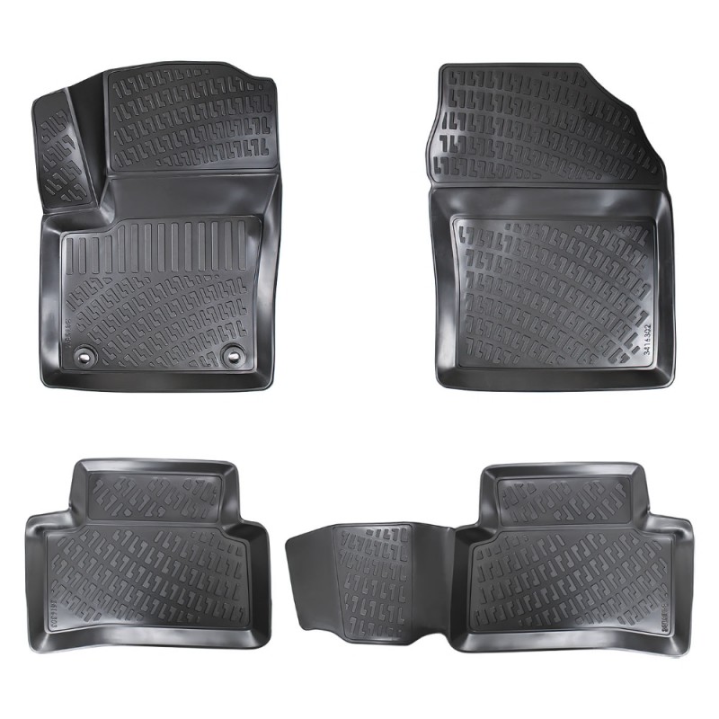 Set Covorase Auto Cauciuc Umbrella Pentru Toyota C-Hr 2016-2022