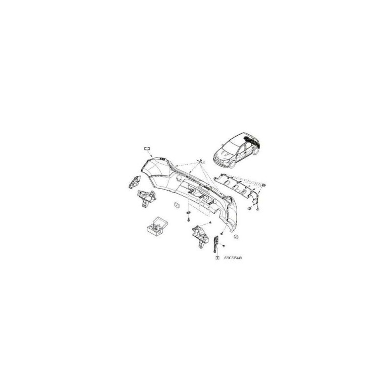 Suport Spate Stg. Sand. 8200735448