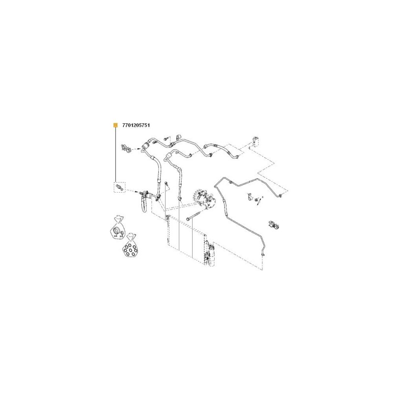 Senzor Presiune Ac 1.4/1.5 7701205751