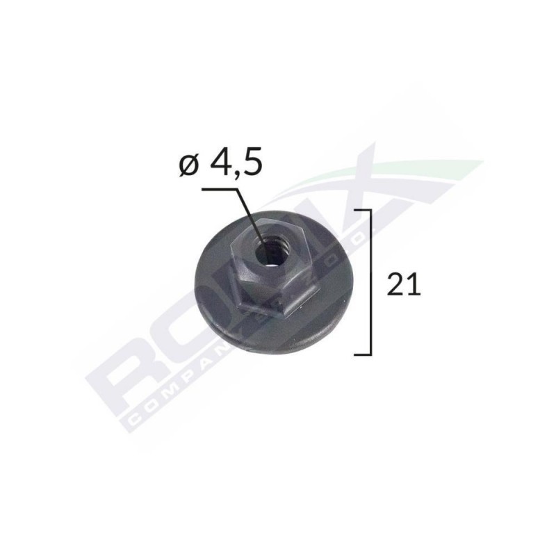 Piulita Bmw Mercedes Mini Vw Opel - Negru 21Mm Set 10 Buc