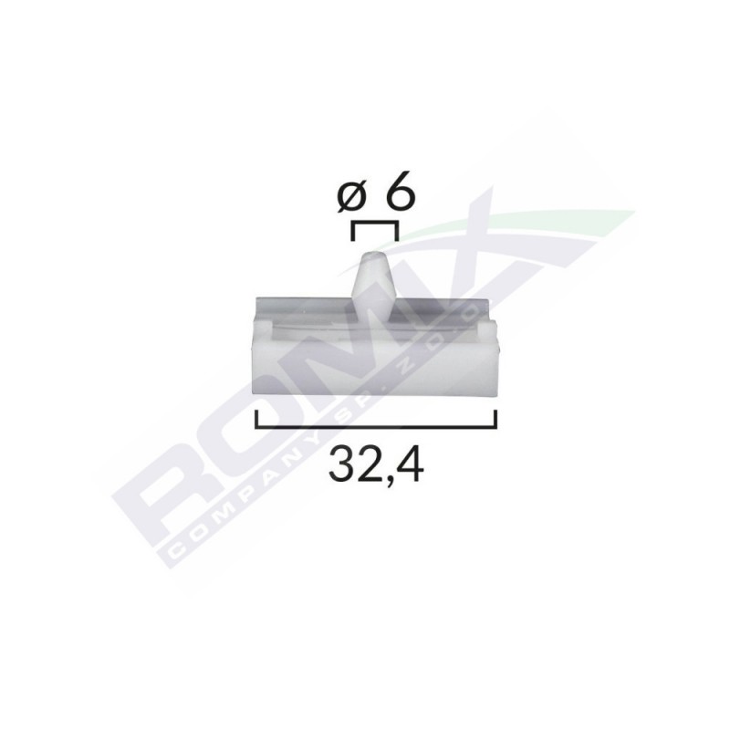 Clips Praguri Bmw 6X24Mm - Gri Set 10 Buc