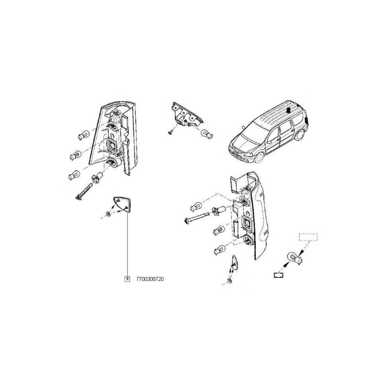 Catadioptru/ Dr. 7700308720