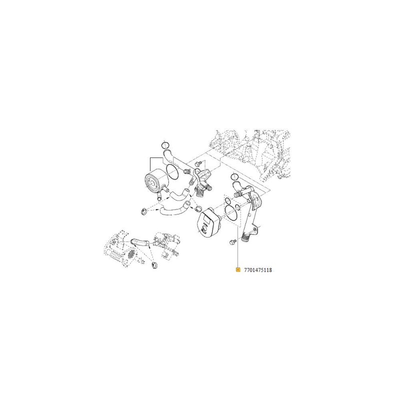 Set Garnituri Racitor Ulei 7701475118