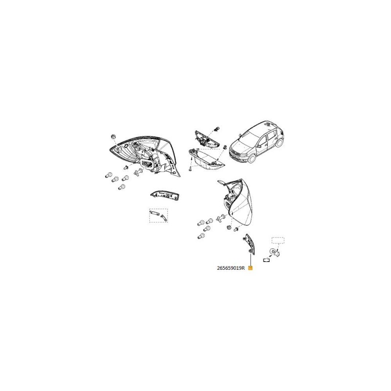 Catadioptru Stg. 265659019R