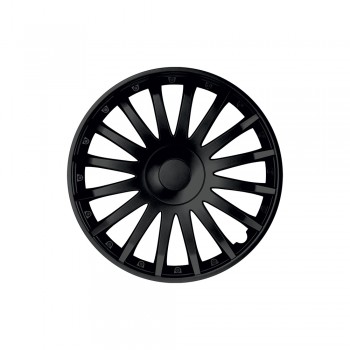 Set Capace Roti 16` Negre Crystal