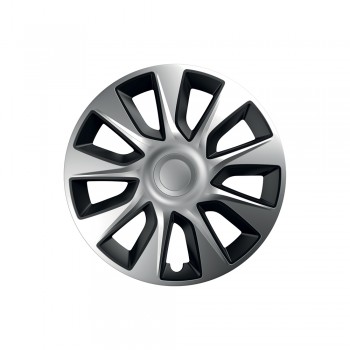 Set Capace Roti 15` Silver&Black Stratos