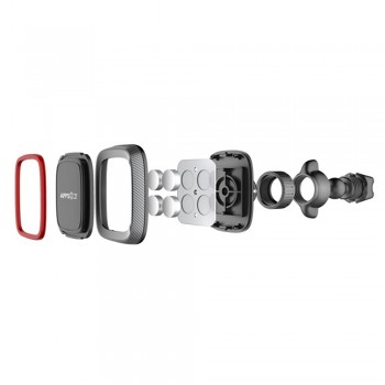 Suport Telefon Magnetic Auto Cu Fixare In Grila De Ventilatie Si Rotatie 360