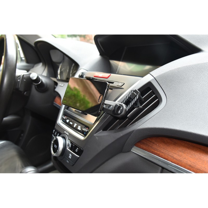 Suport Telefon Auto Extensibil 55-83Mm Cu Prindere In Grila De Ventilatie